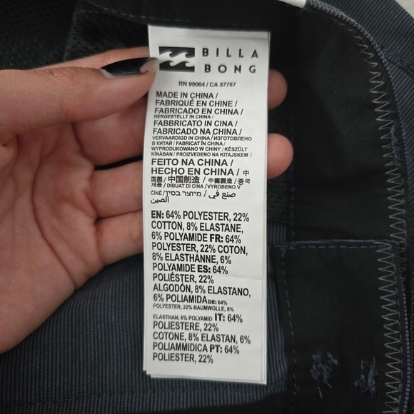 Billabong Crossfire X Hybrid Shorts. Men's Submersible Walkshorts. COMFORT STRET - Picture 10 of 12